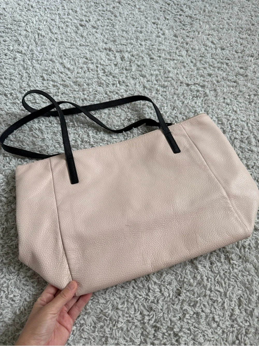 Pink Kate Spade Tote Bag Cow Leather